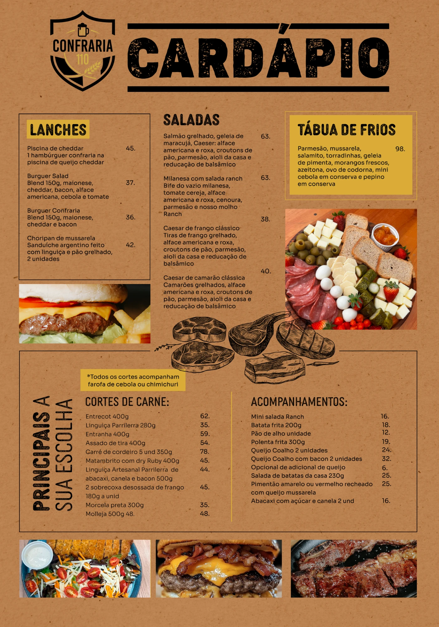 Cardápio